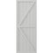 Ekena Millwork Americraft 6-Board Wood 2 Equal Panel Frmd Board-n-Batten Shutters w/Dbl Z-Bar, ARW102BF621X77STH, PR ARW102BF621X77STH - alternate 3